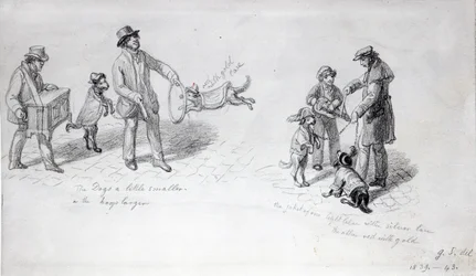 Artisti di strada, c.1839-43